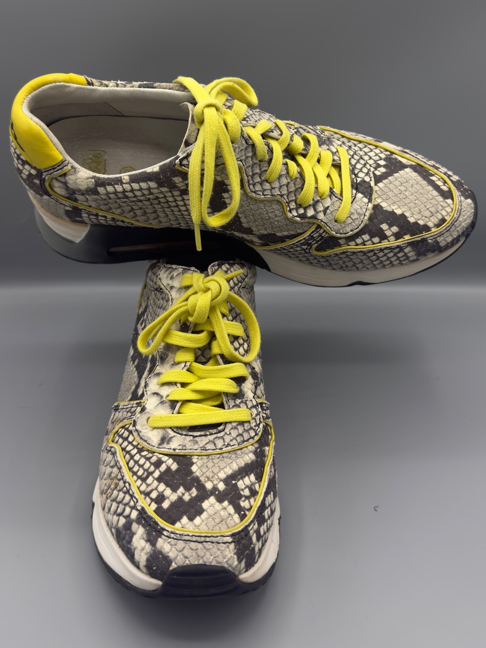 ASH Python Print Sneakers 👟 8.5 - Picture 2 of 6
